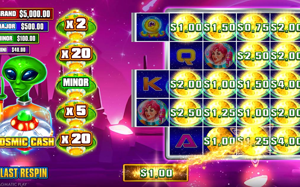 Free Spins screen with stacked WILD symbols