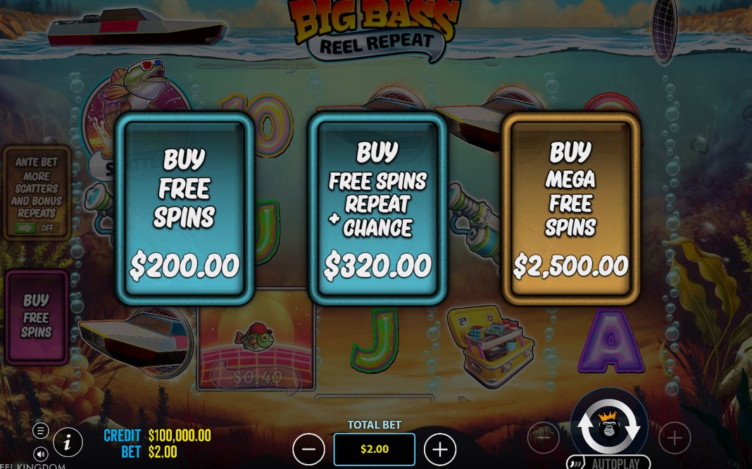 Free Spins retrigger with 2x, 3x and 10x multiplier ladder